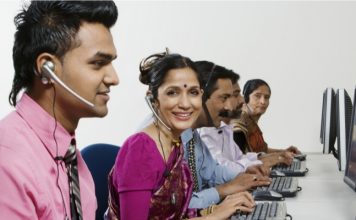 Indians working on laptop